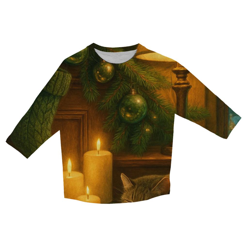 Evergreen Hearthlight fashion 3/4 sleeve shirts