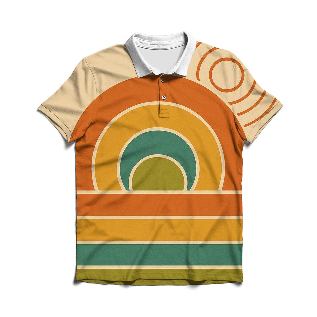 Cosmic Groove Sunset classic pique polos