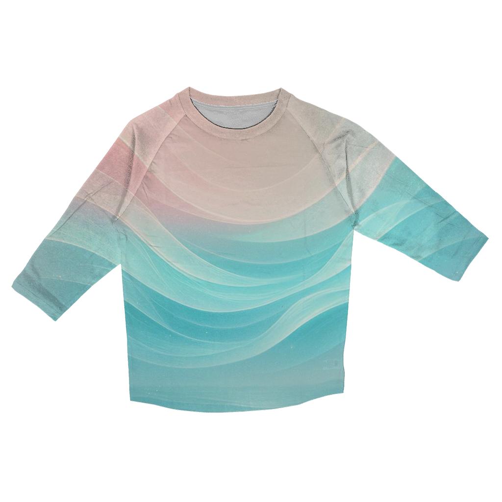 Aurora Tide trendy 3/4 sleeve tops