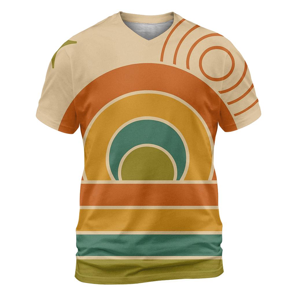 Cosmic Groove Sunset personalized full print shirts