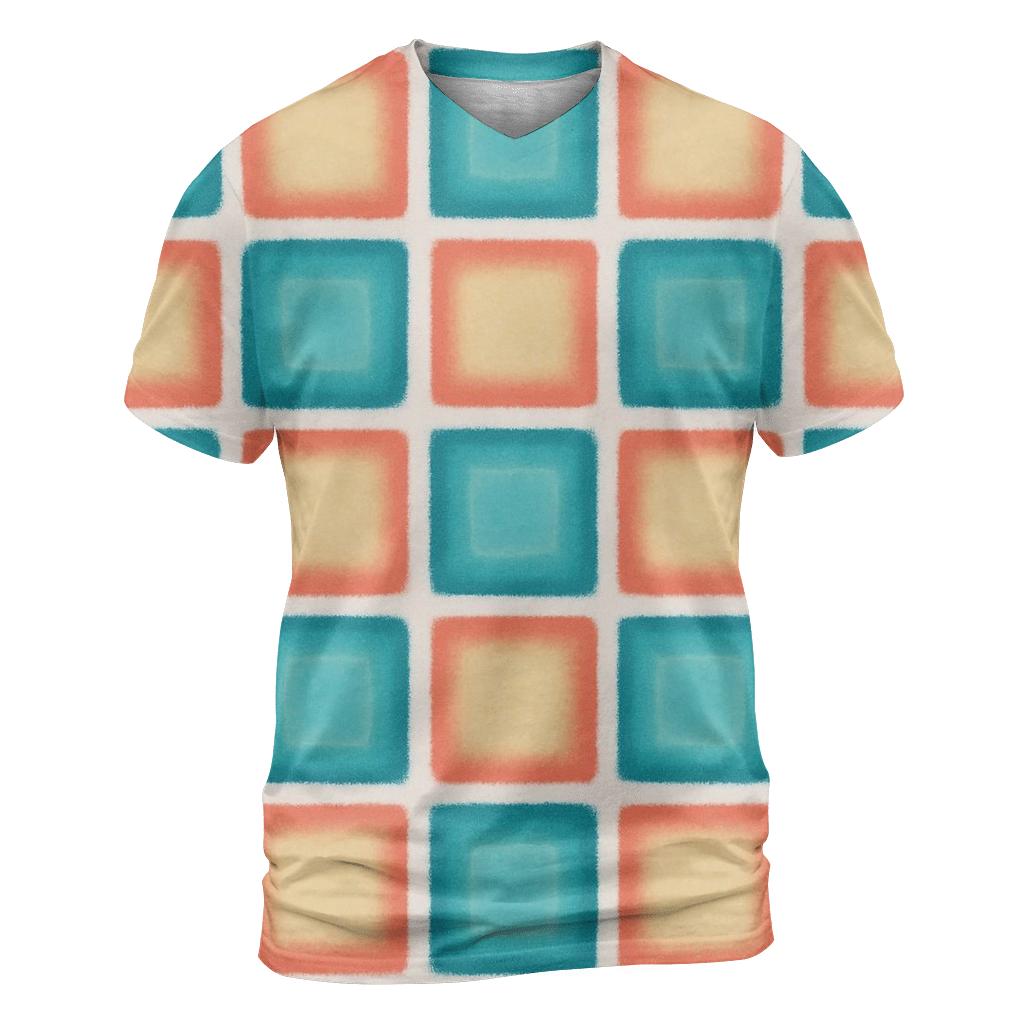 Itajime Nebula Grid trendy printed shirt styles