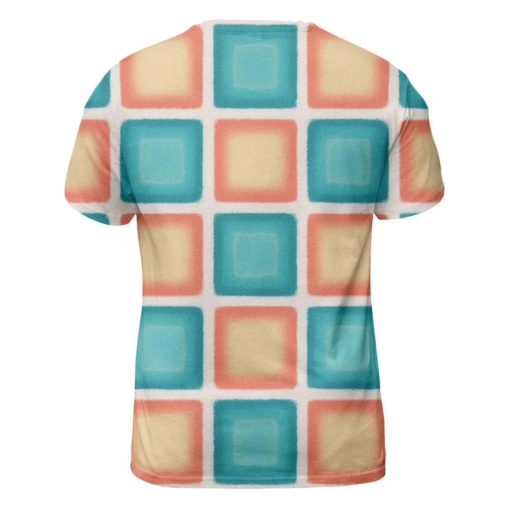 Itajime Nebula Grid trendy printed shirt styles