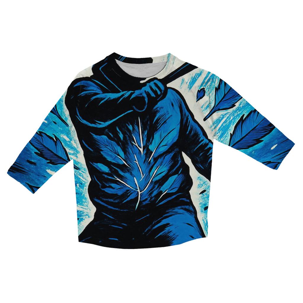 Hero Swing Blue Jays designer 3/4 sleeve blouses