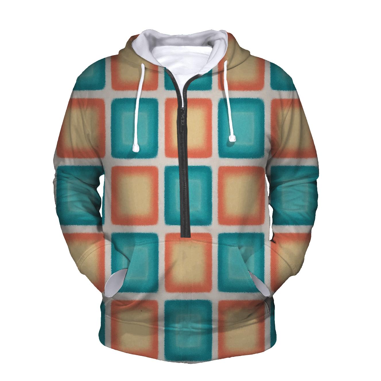 Itajime Nebula Grid graphic hoodies