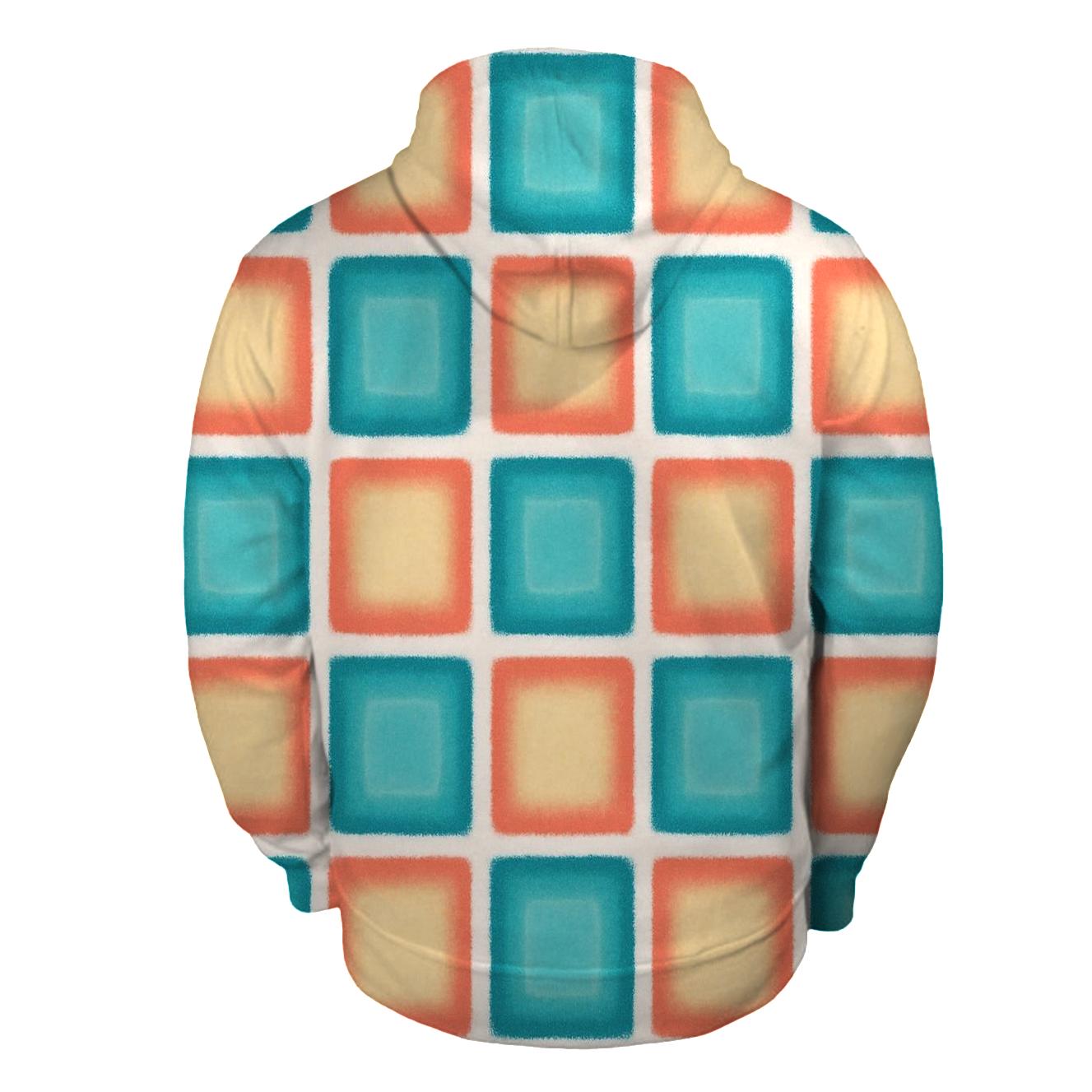 Itajime Nebula Grid graphic hoodies