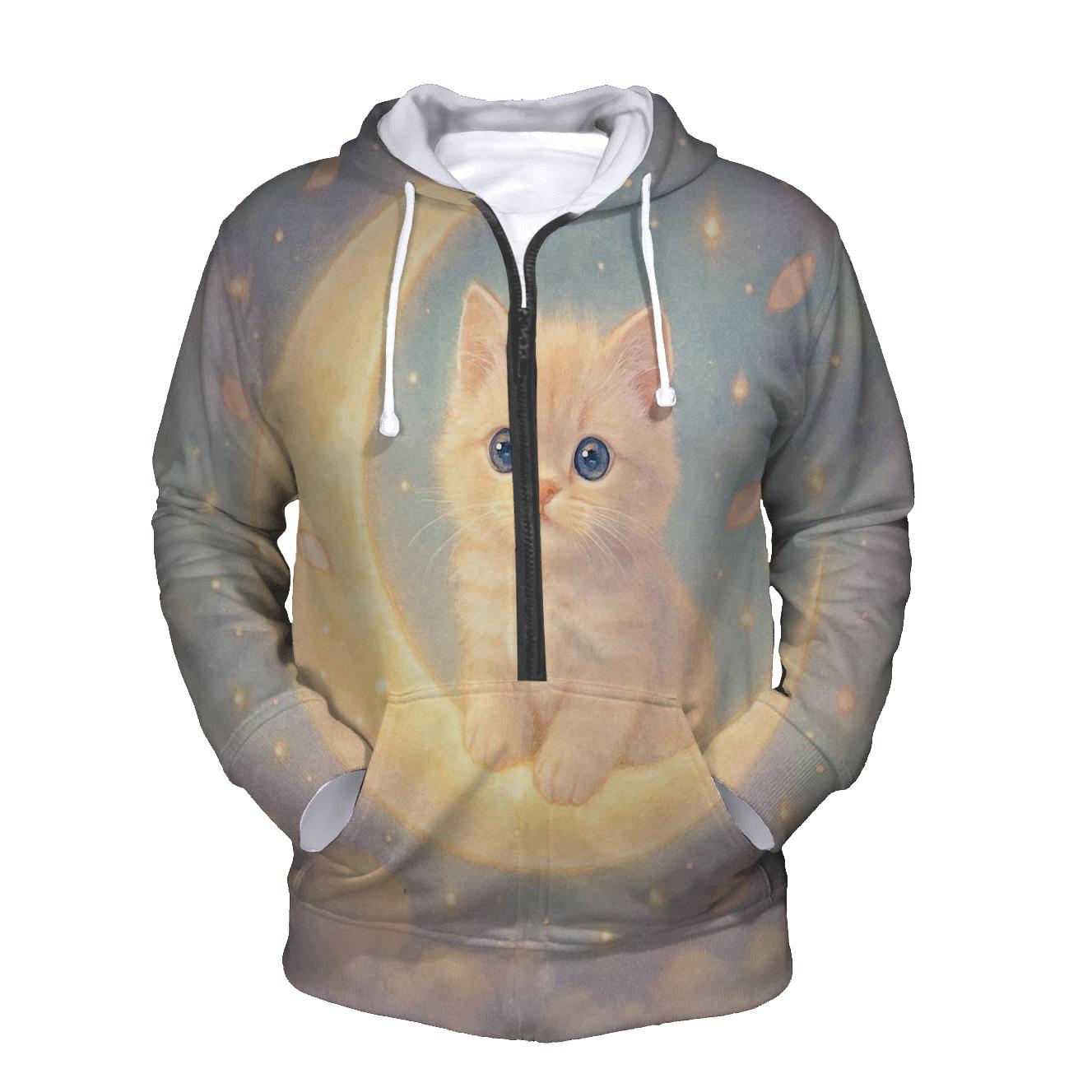 Moonlit Cloud Kitten hoodie designs