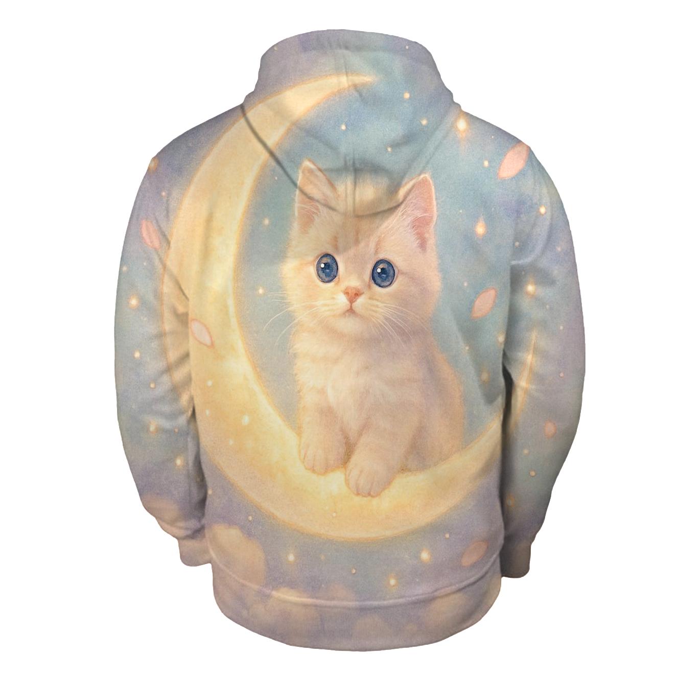 Moonlit Cloud Kitten hoodie designs