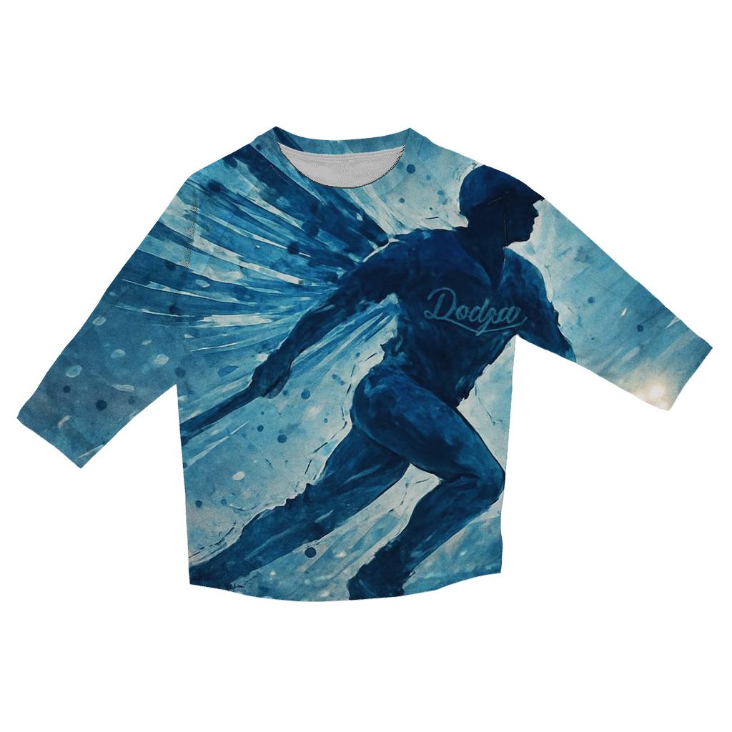 Winged Speed Silhouette trendy 3/4 sleeve tops