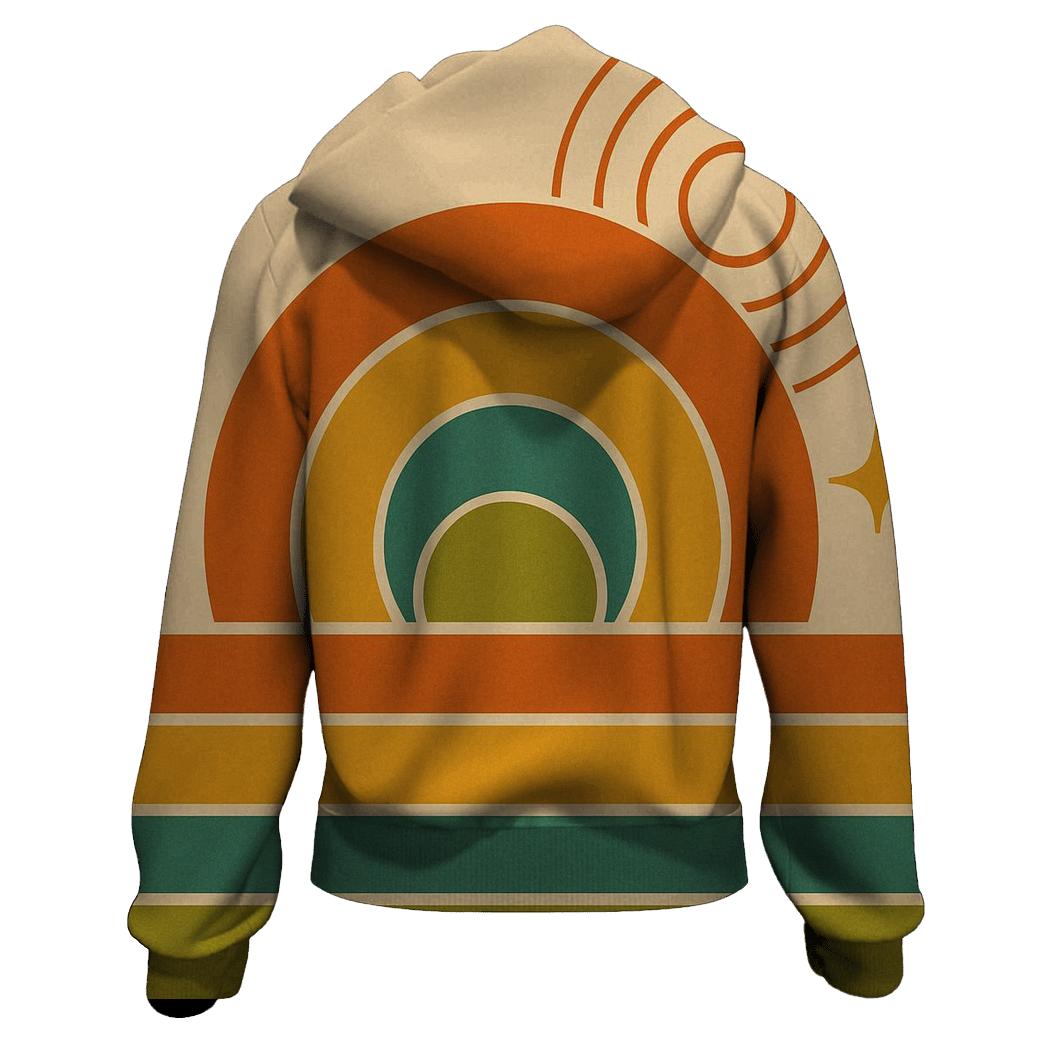 Cosmic Groove Sunset hoodie designs