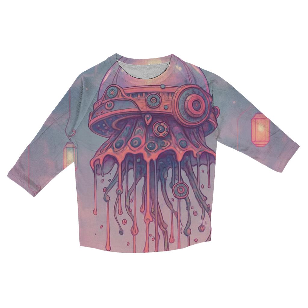 Clockwork Jelly Dream trendy 3/4 sleeve tops