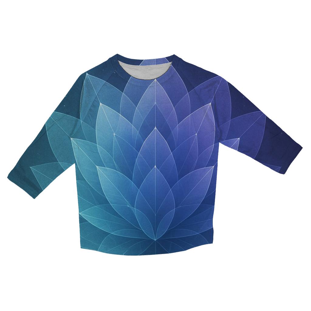 Chromatic Geometry Bloom stylish quarter sleeve tops