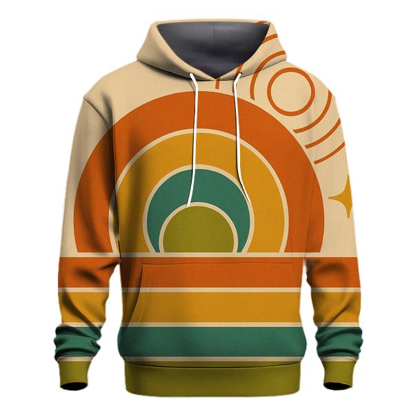 Cosmic Groove Sunset lightweight hoodies