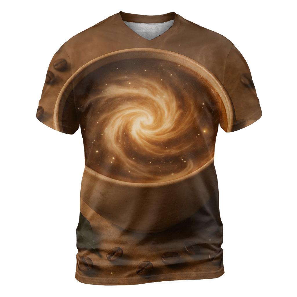 Latte Nebula Bloom personalized full print shirts