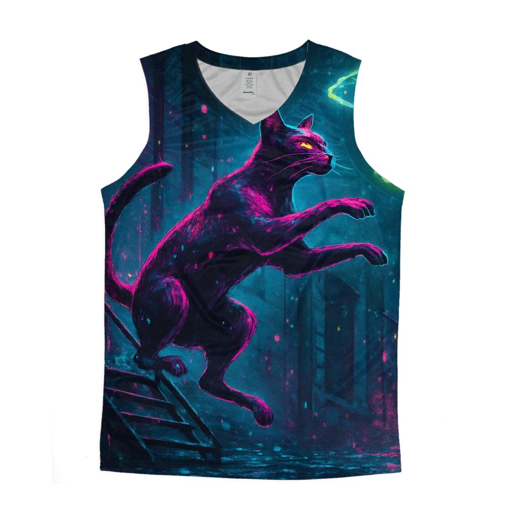 Neon Alley Night Prowler stylish racerback tanks