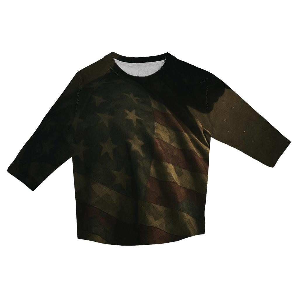 Camouflage Valor Wrap printed three quarter sleeve shirts