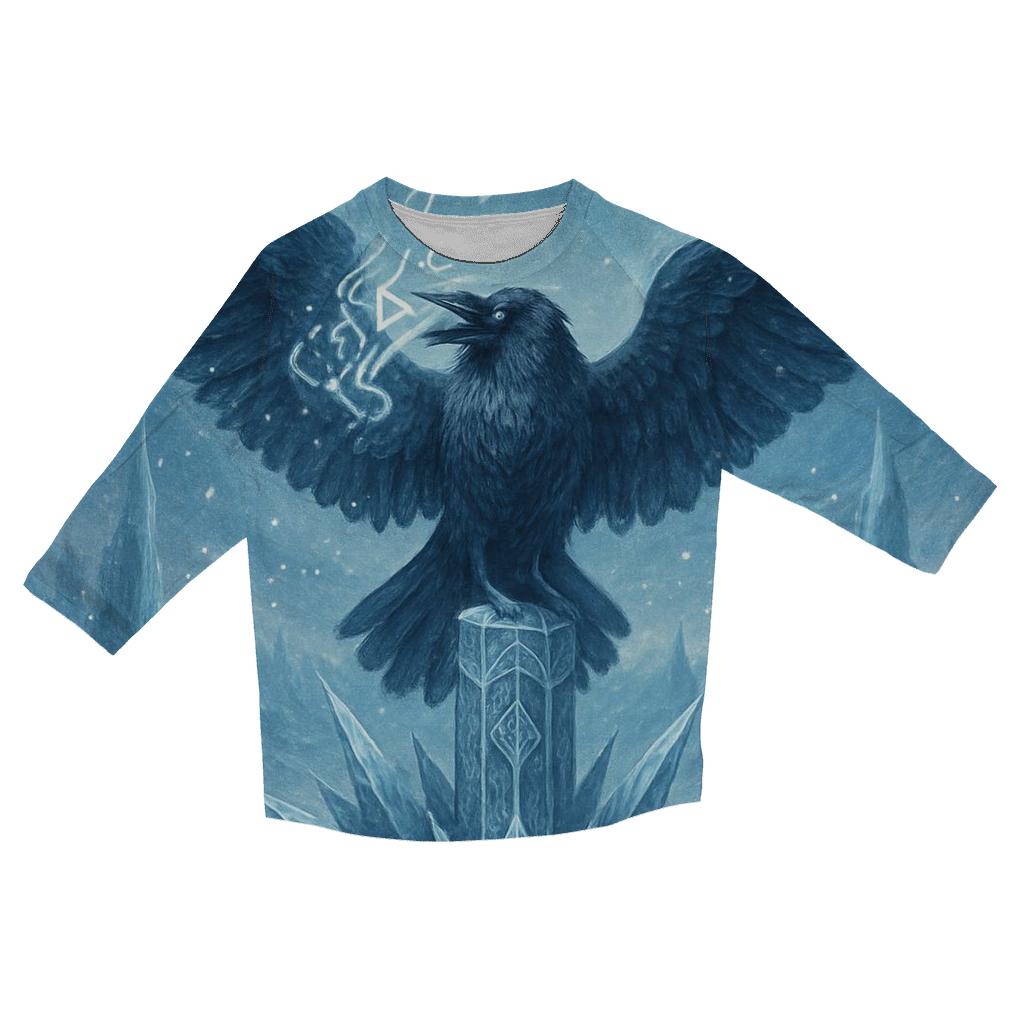 Glacial Oracle Raven designer 3/4 sleeve blouses