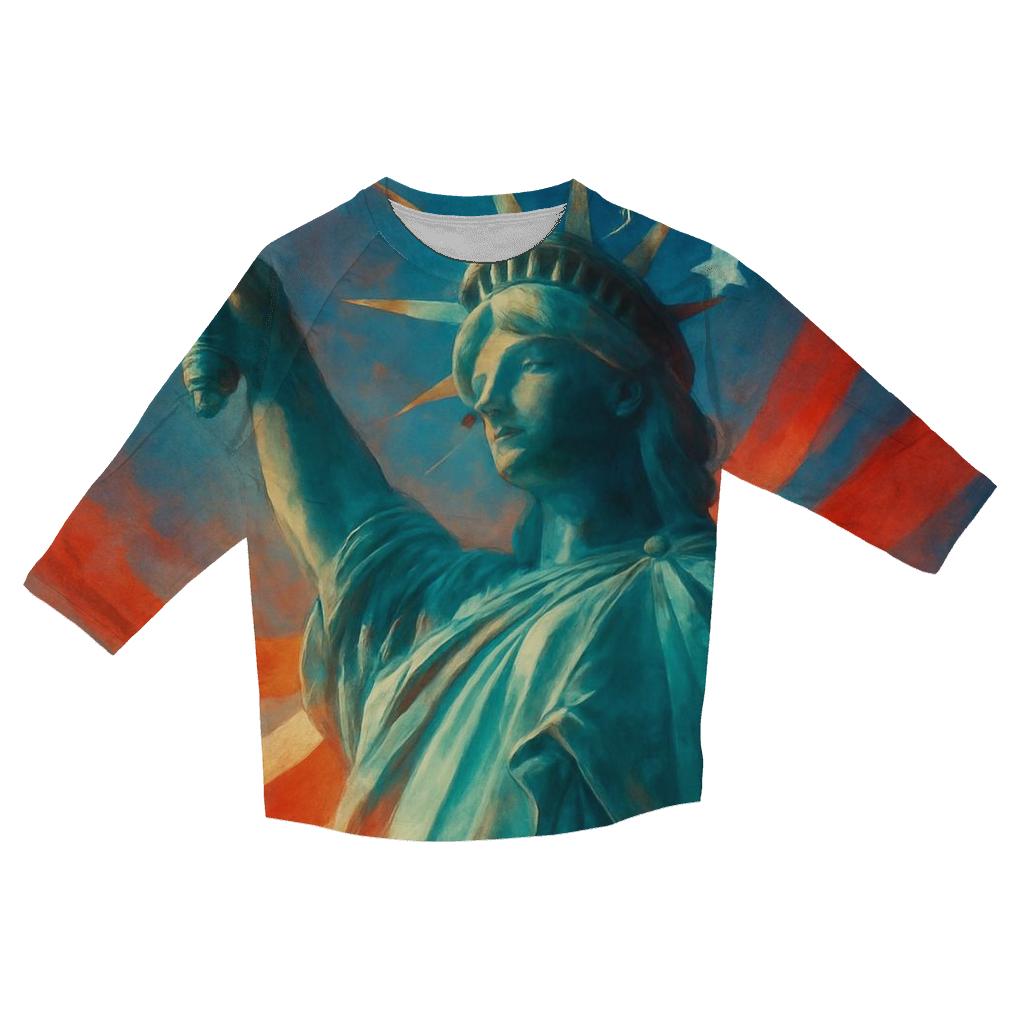 Liberty Radiant Banner stylish quarter sleeve tops