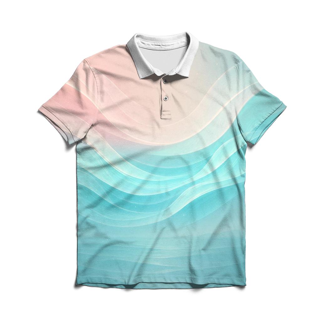 Aurora Tide embroidered polo tops