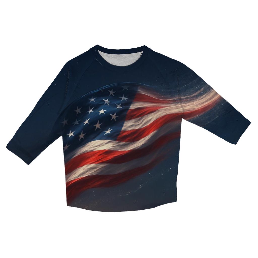 Stars In Motion Banner custom 3/4 sleeve shirts