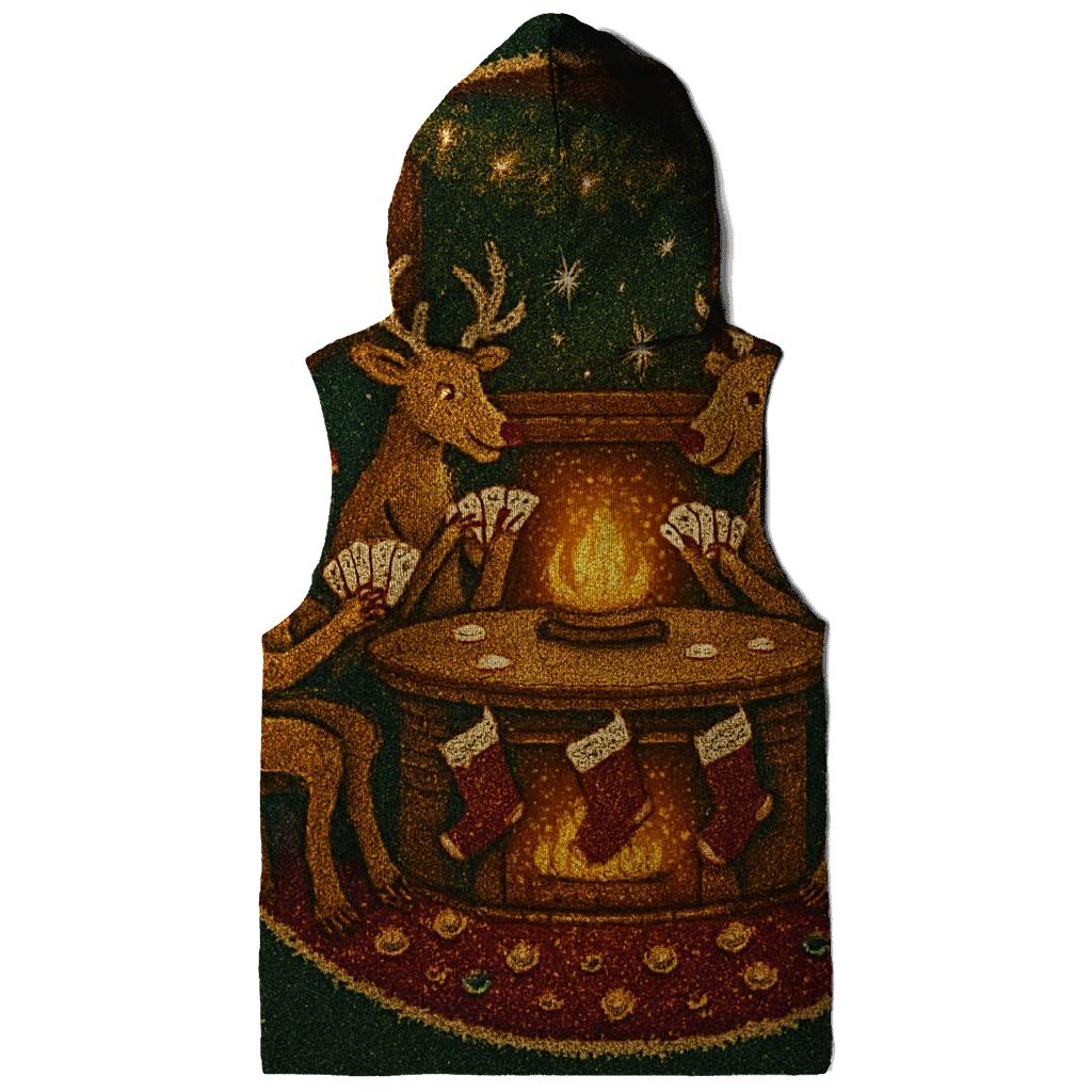 Reindeer Poker Night hoodies fashion