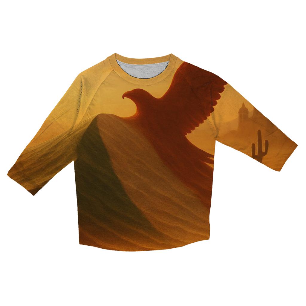 Mexico Desert Silhouette trendy 3/4 sleeve tops