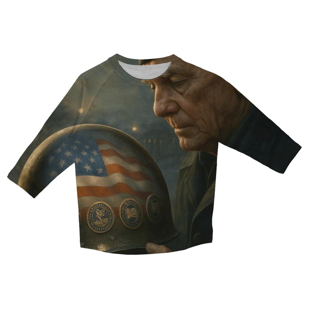 Valor Reflection printed three quarter sleeve shirts