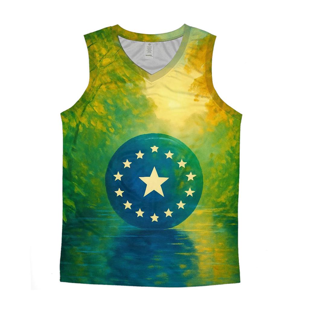 Brazil Amazon Mosaic casual summer tank tops