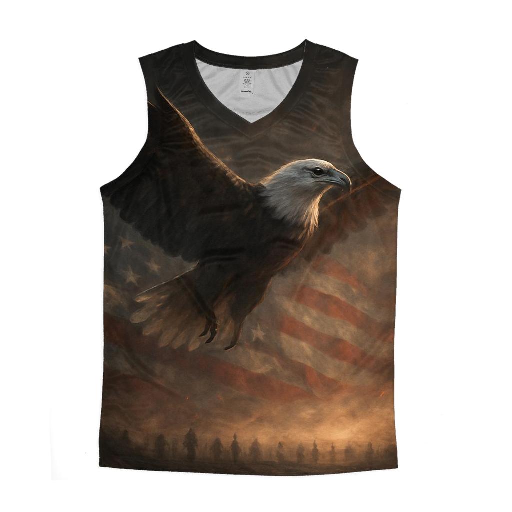 Eagle Over Watch stylish racerback tanks