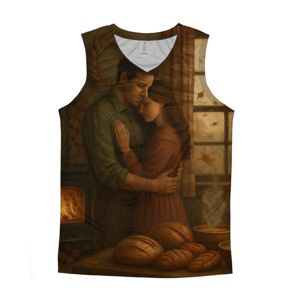 Cozy Cabin Gratitude cotton sleeveless tops