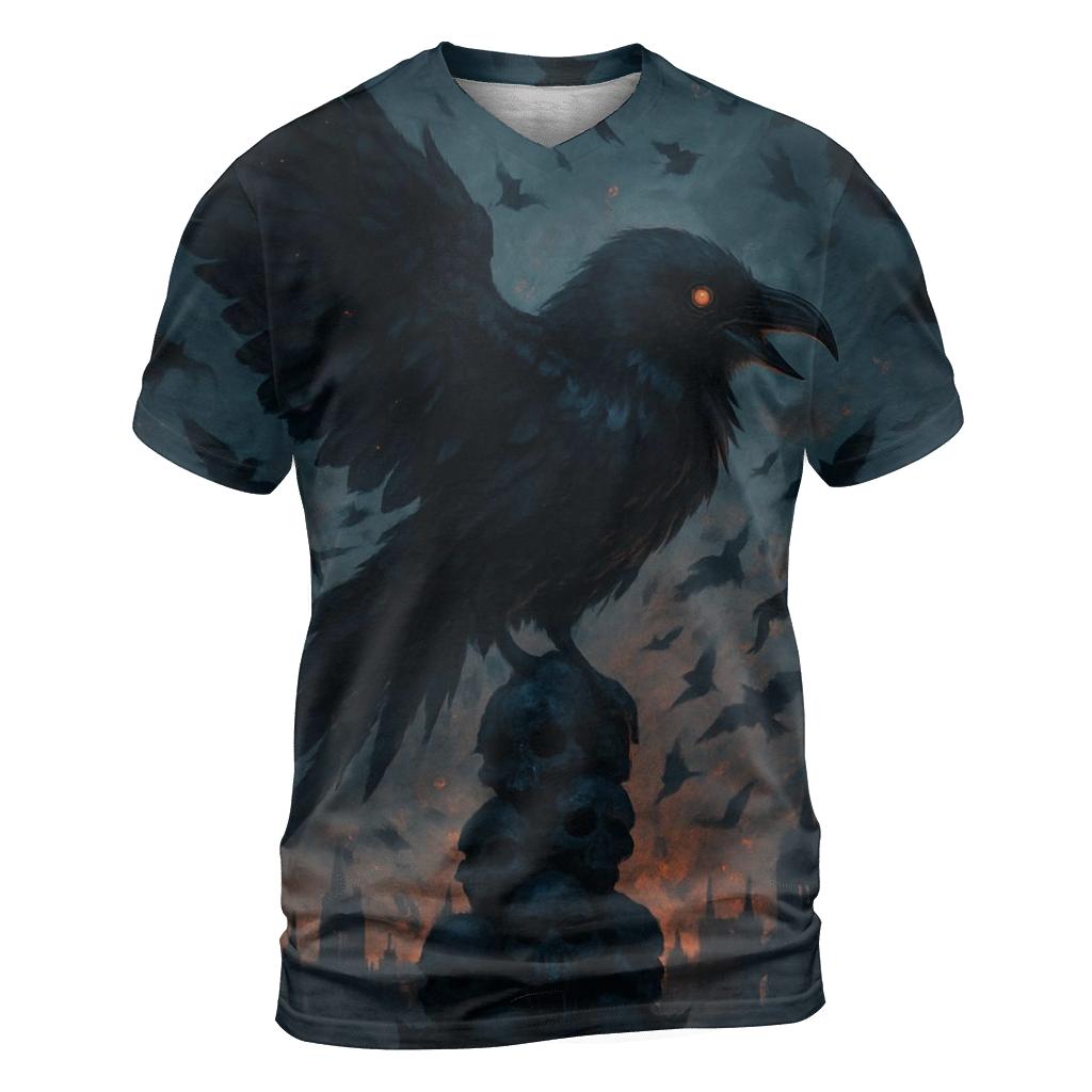 Raven Of The Black Cathedral custom all-over print shirts