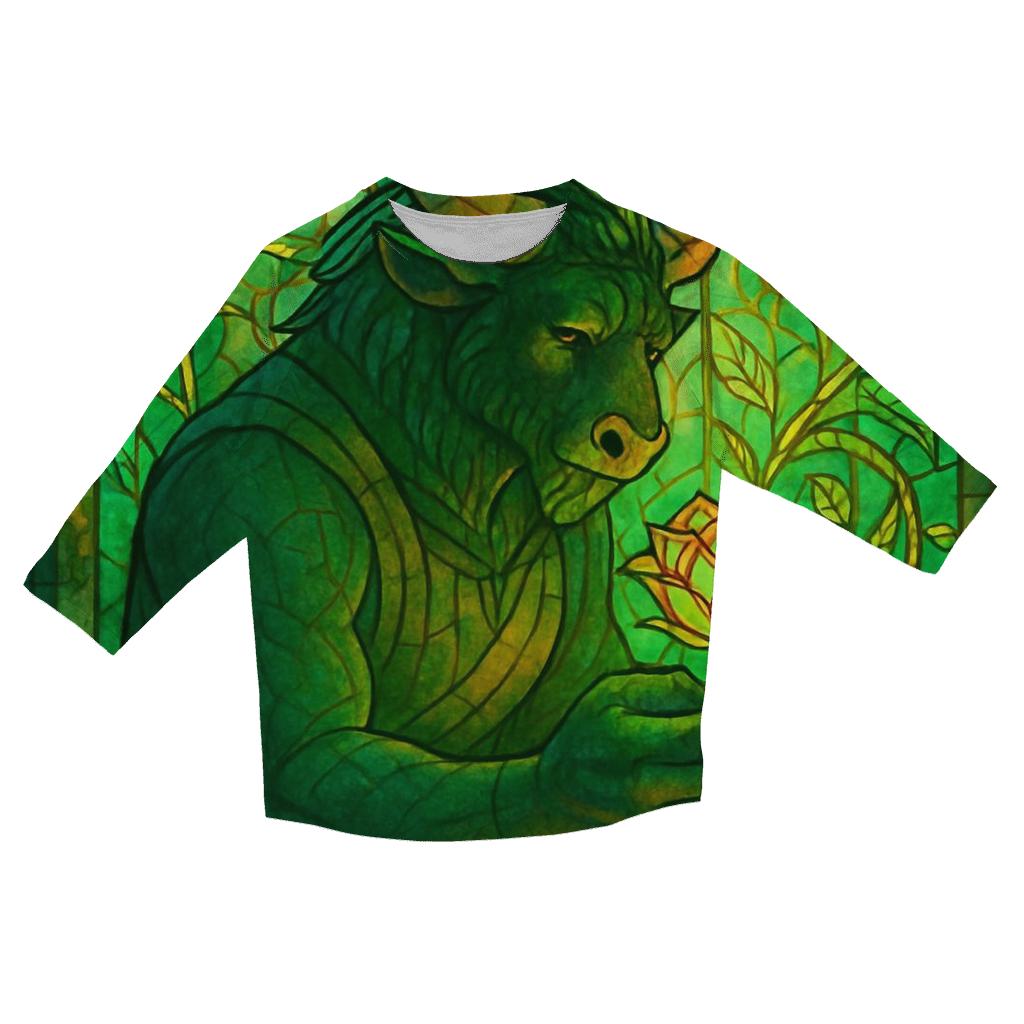 Glass Garden Minotaur cotton quarter sleeve shirts