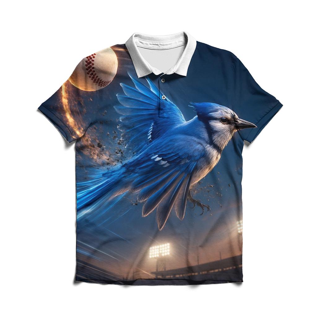 Blue Jays Flight Arc premium cotton polo shirts