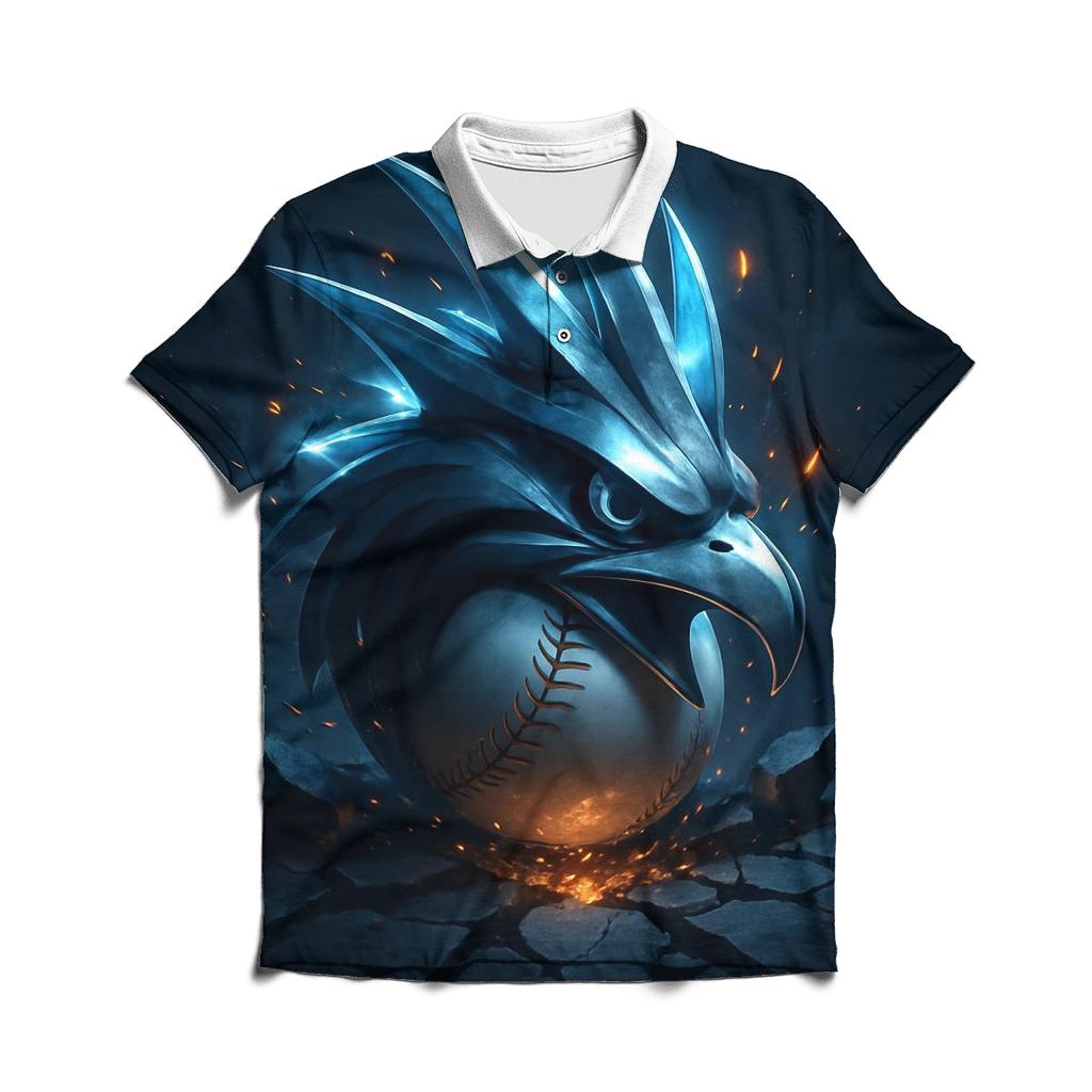 Blue Jays Crest Strike classic pique polos