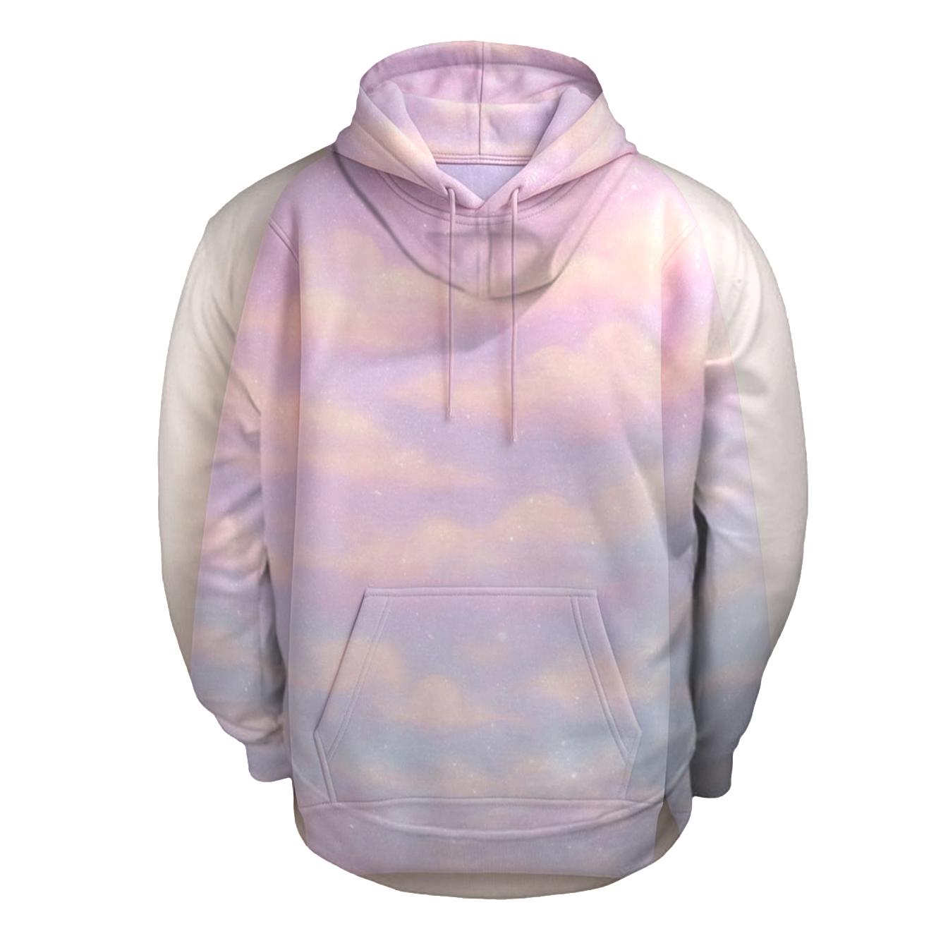 Pastel Drift graphic hoodies