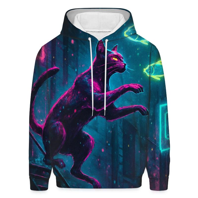 Neon Alley Night Prowler heavyweight hoodies