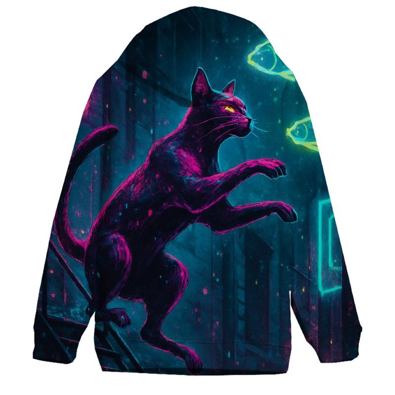 Neon Alley Night Prowler heavyweight hoodies