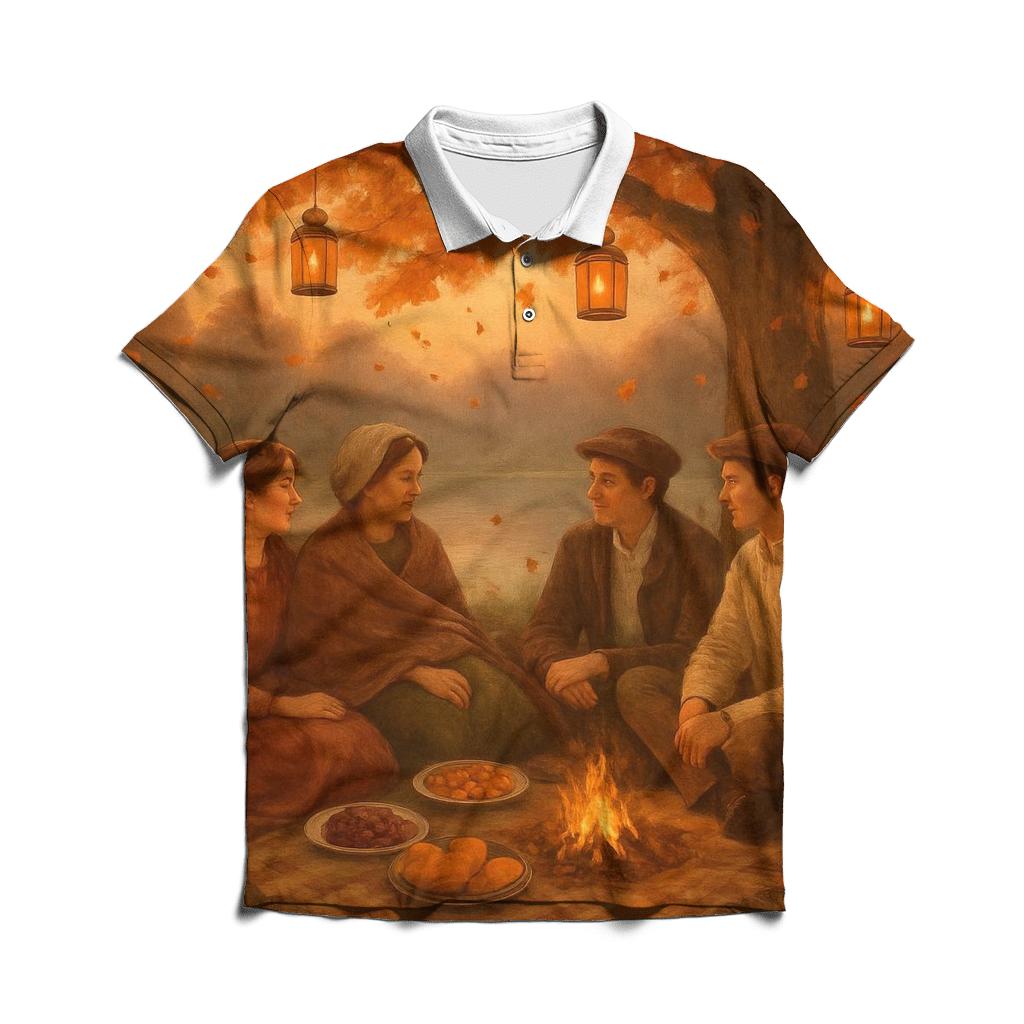 Maple Lantern Picnic personalized polo shirts