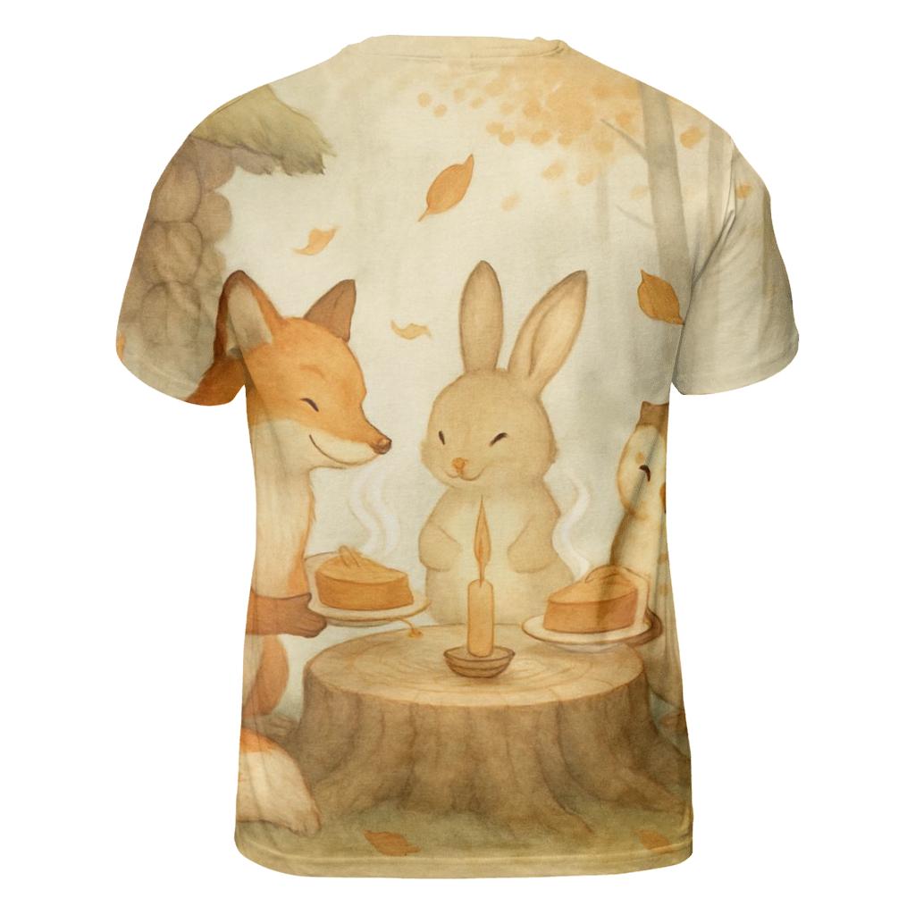 Woodland Pie Circle unique graphic print tees