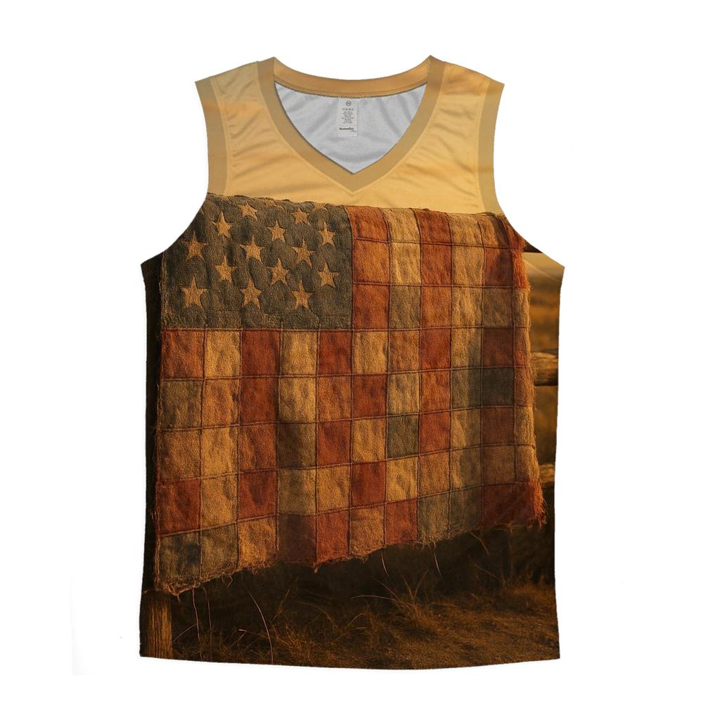 Rustic Frontier Quilt custom tank tops