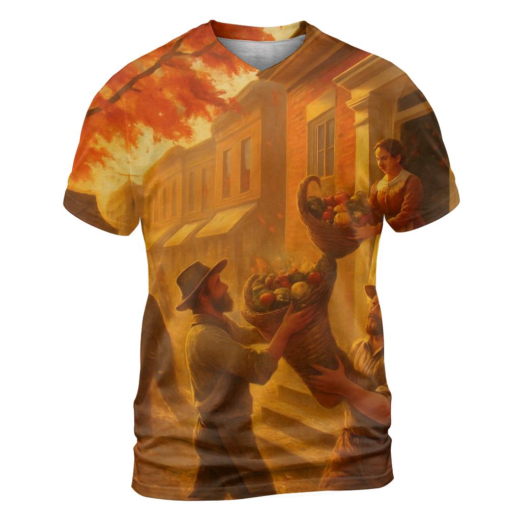 Cobblestone Market Harvest custom all-over print shirts