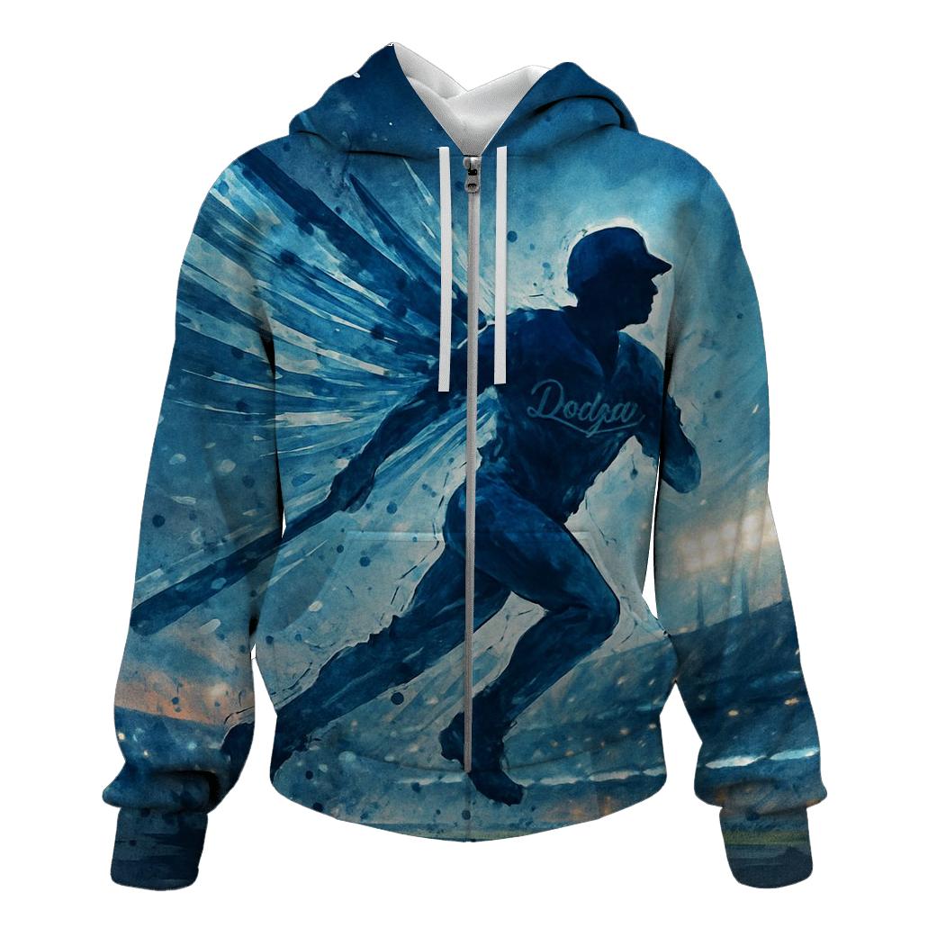 Winged Speed Silhouette heavyweight hoodies