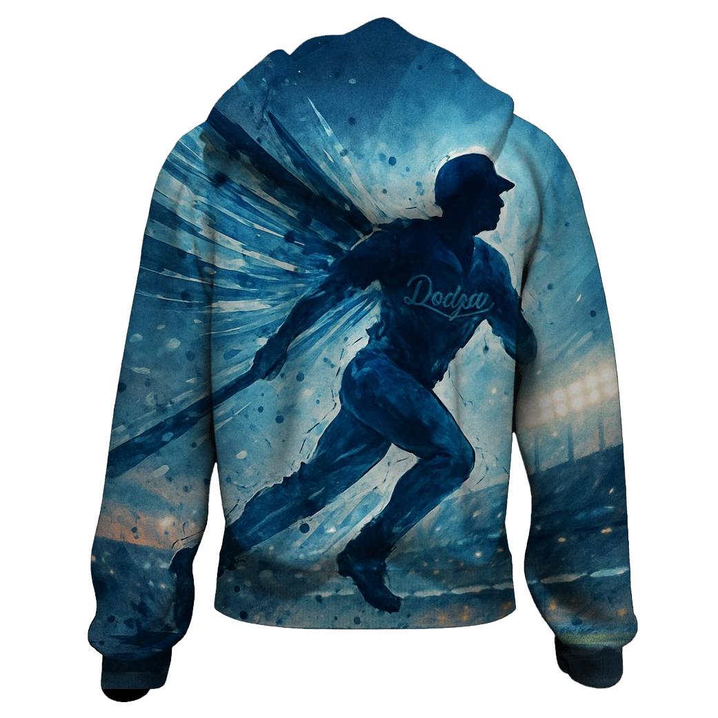 Winged Speed Silhouette heavyweight hoodies