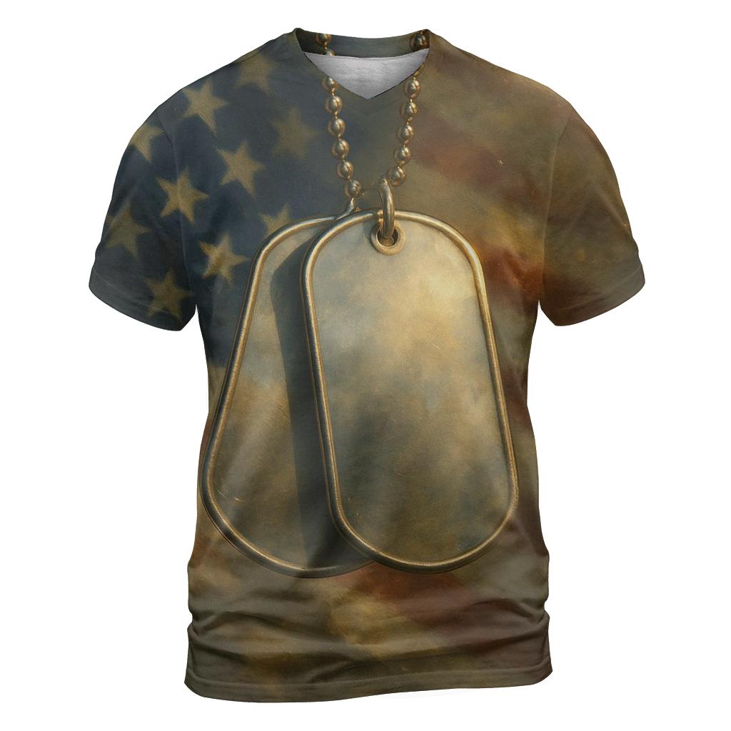 Silent Watch Dog Tags designer pattern shirts