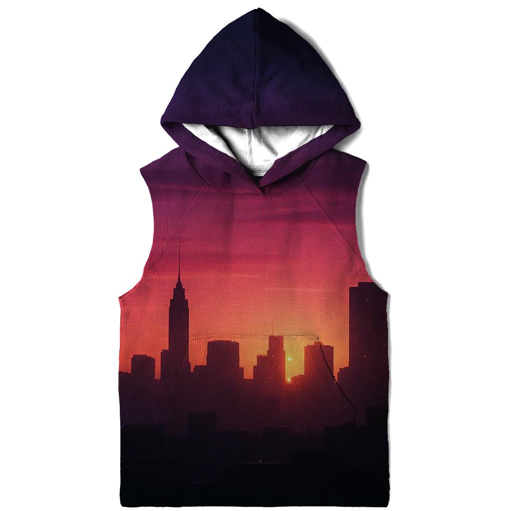 Violet Skyline Velvet hoodies fashion