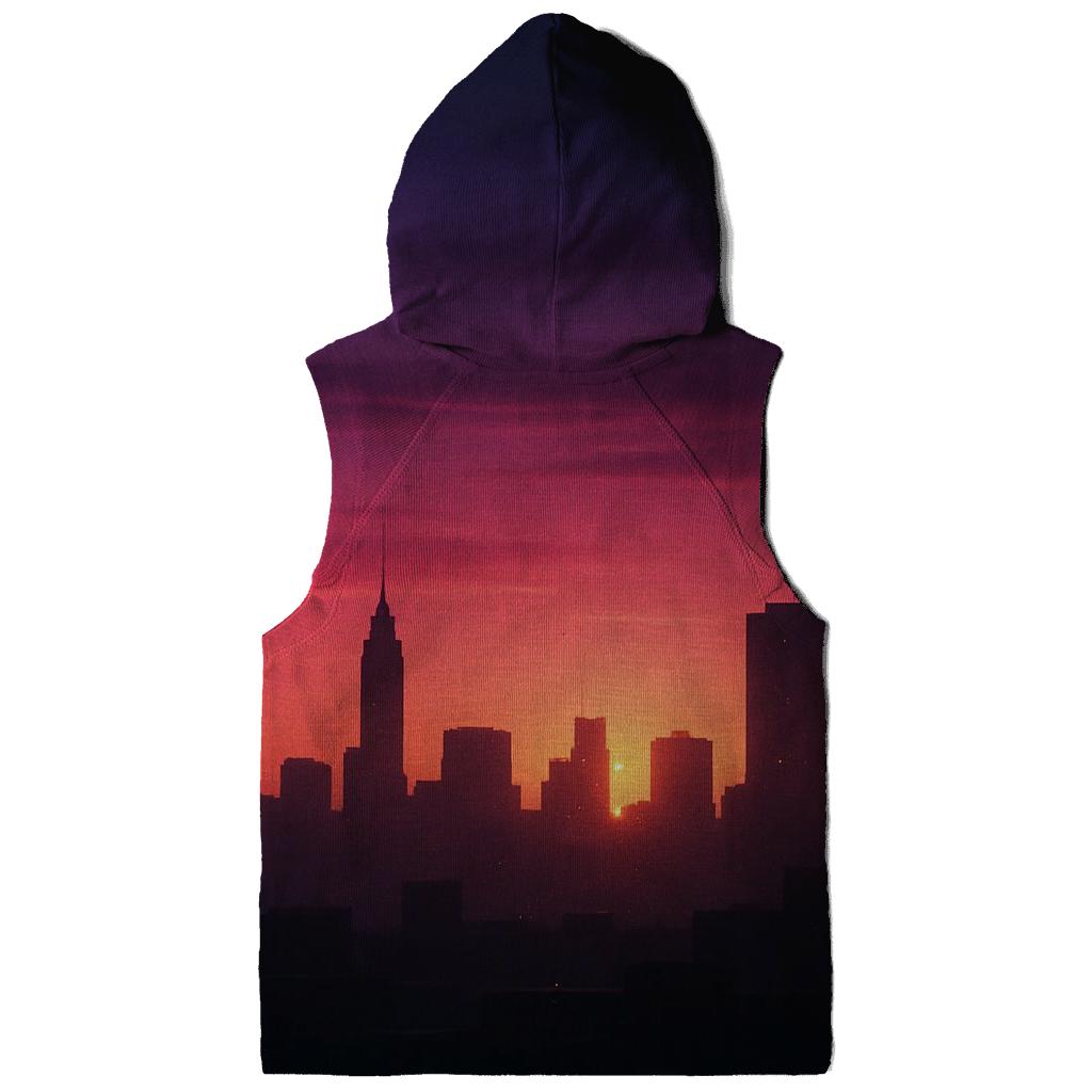Violet Skyline Velvet hoodies fashion