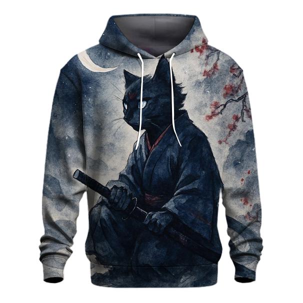 Samurai Moon Guardian premium hoodies