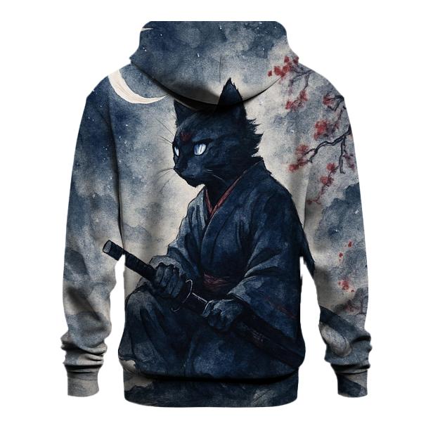 Samurai Moon Guardian premium hoodies