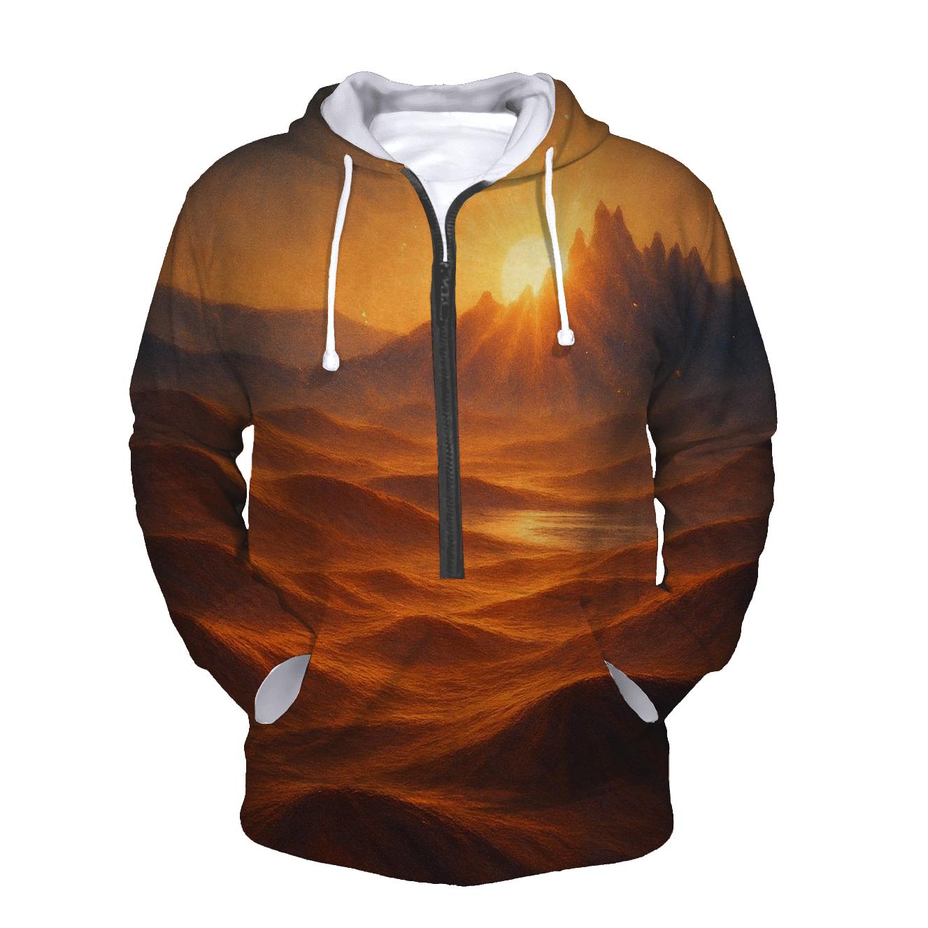 Aurora Dune Sunset premium hoodies