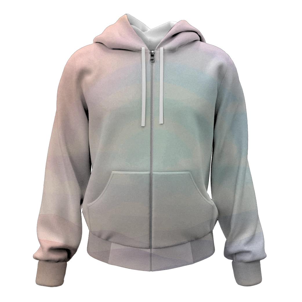 Pastel Mirage printed hoodies