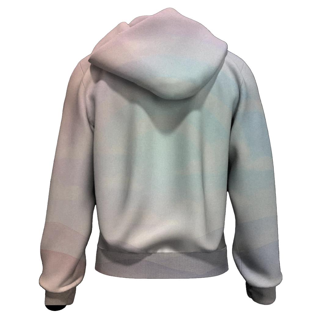 Pastel Mirage printed hoodies